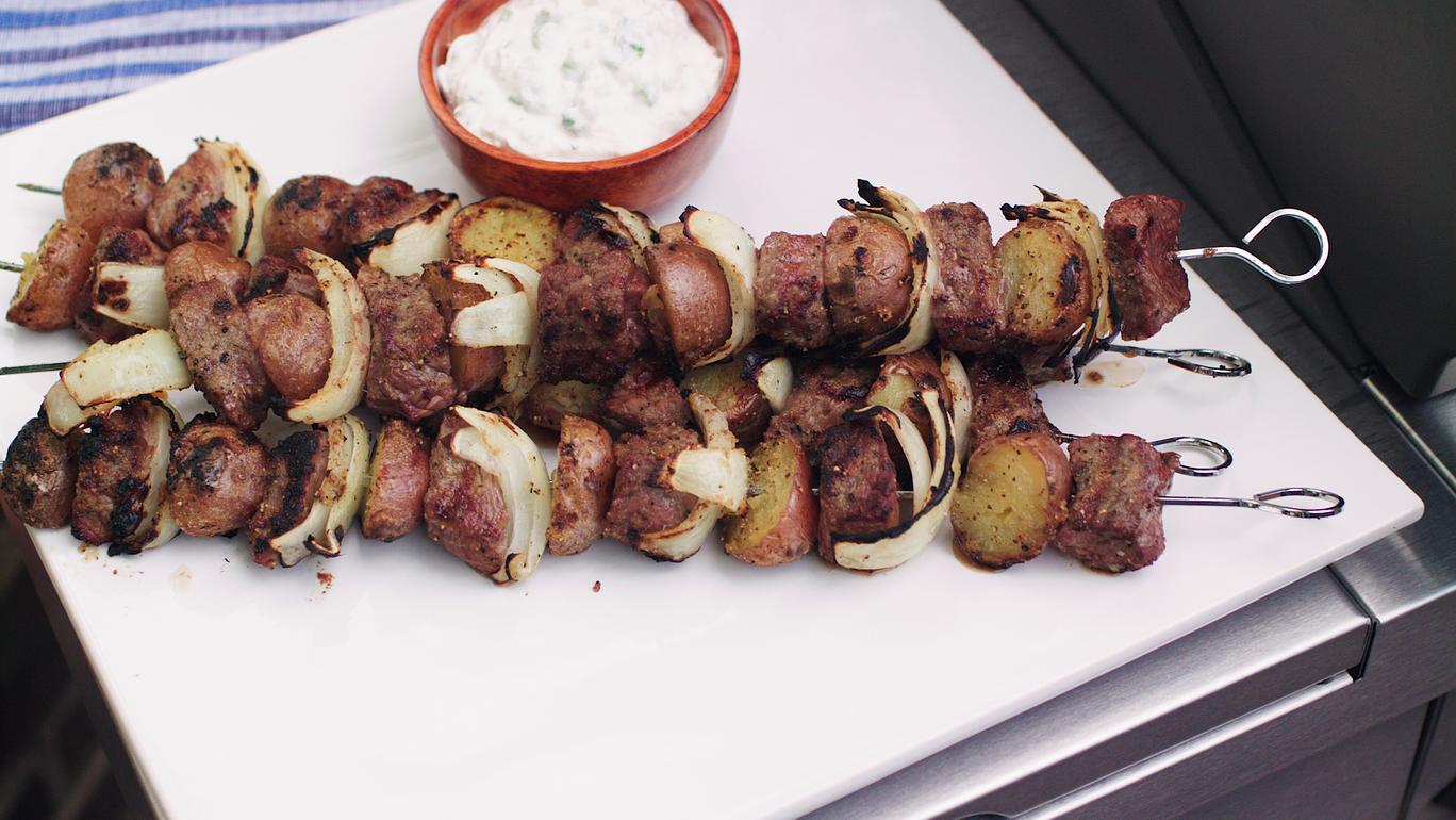 steak potato kabobs