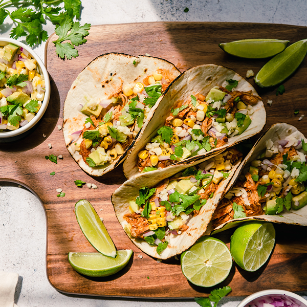 Mexican Street Corn Chicken Tacos - The Real Kitchen