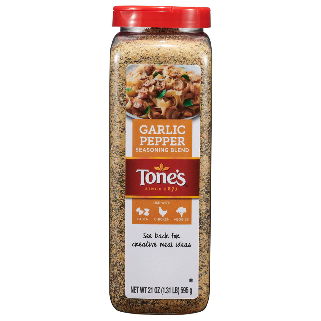 Tone's Garlic Pepper Seasoning Blend The Real Kitchen