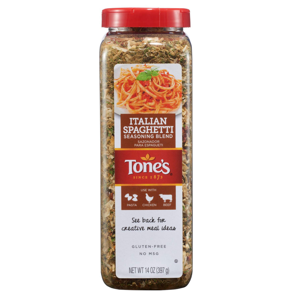 Tones Italian Spaghetti Seasoning Blend The Real Kitchen