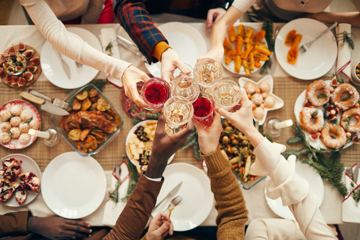 holiday tablescape