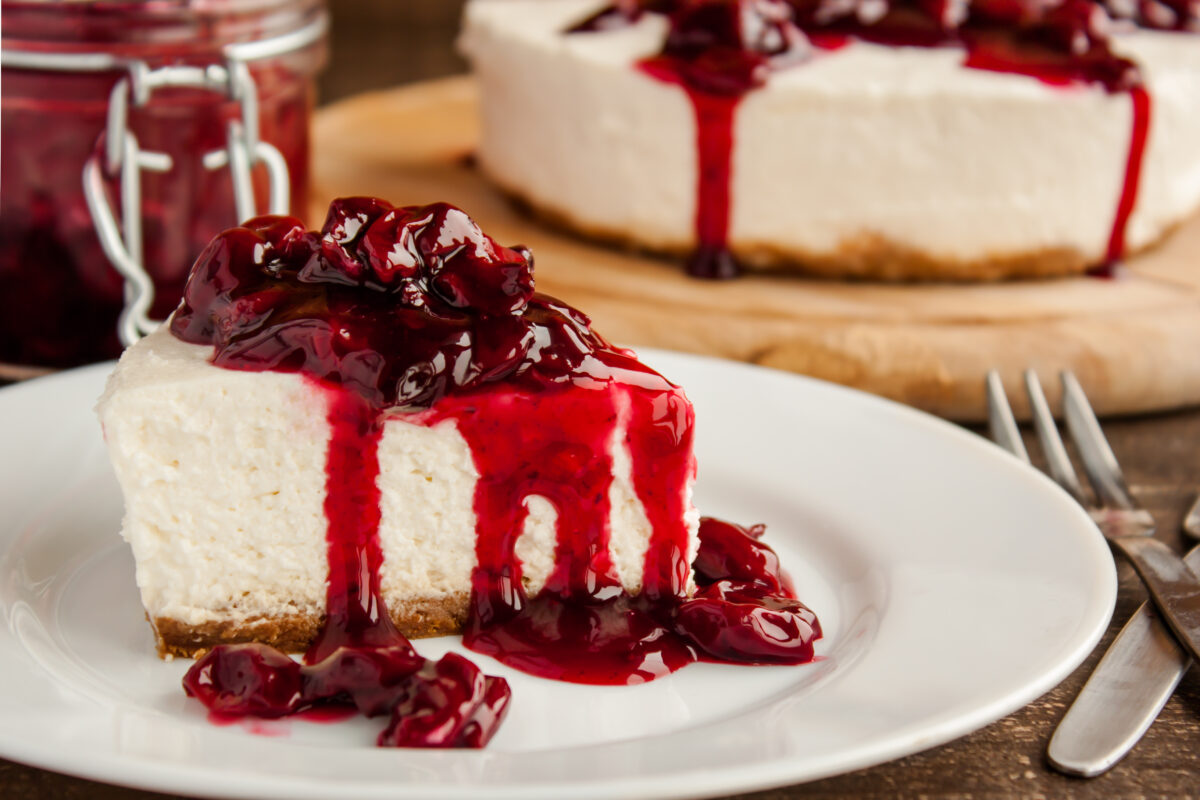 cherry cheesecake
