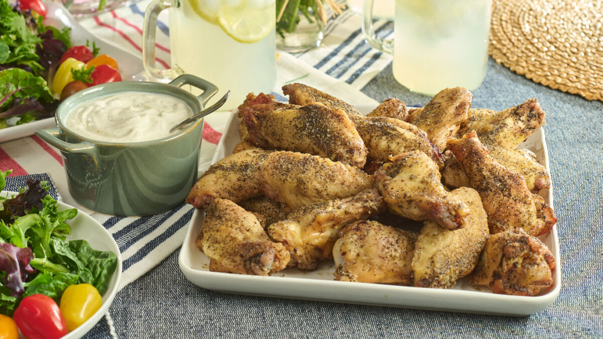 salt and pepper chicken wings