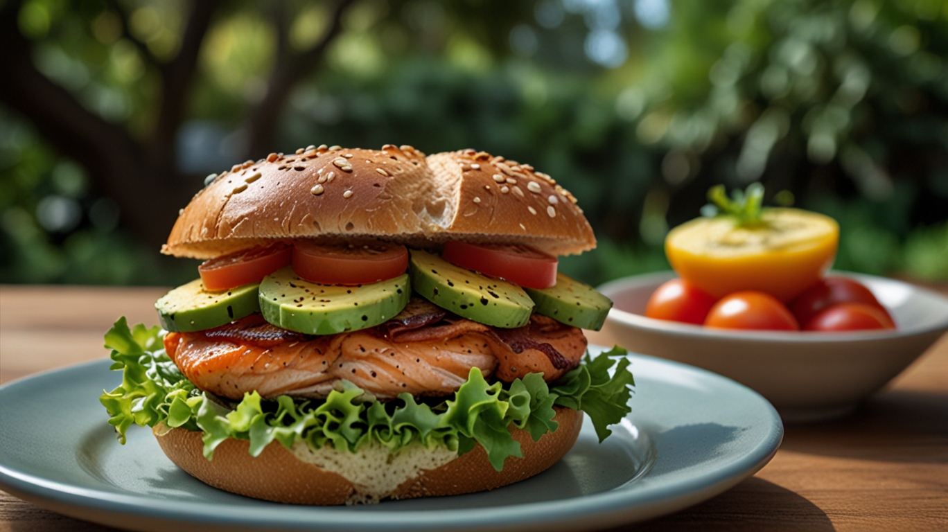 salmon blt