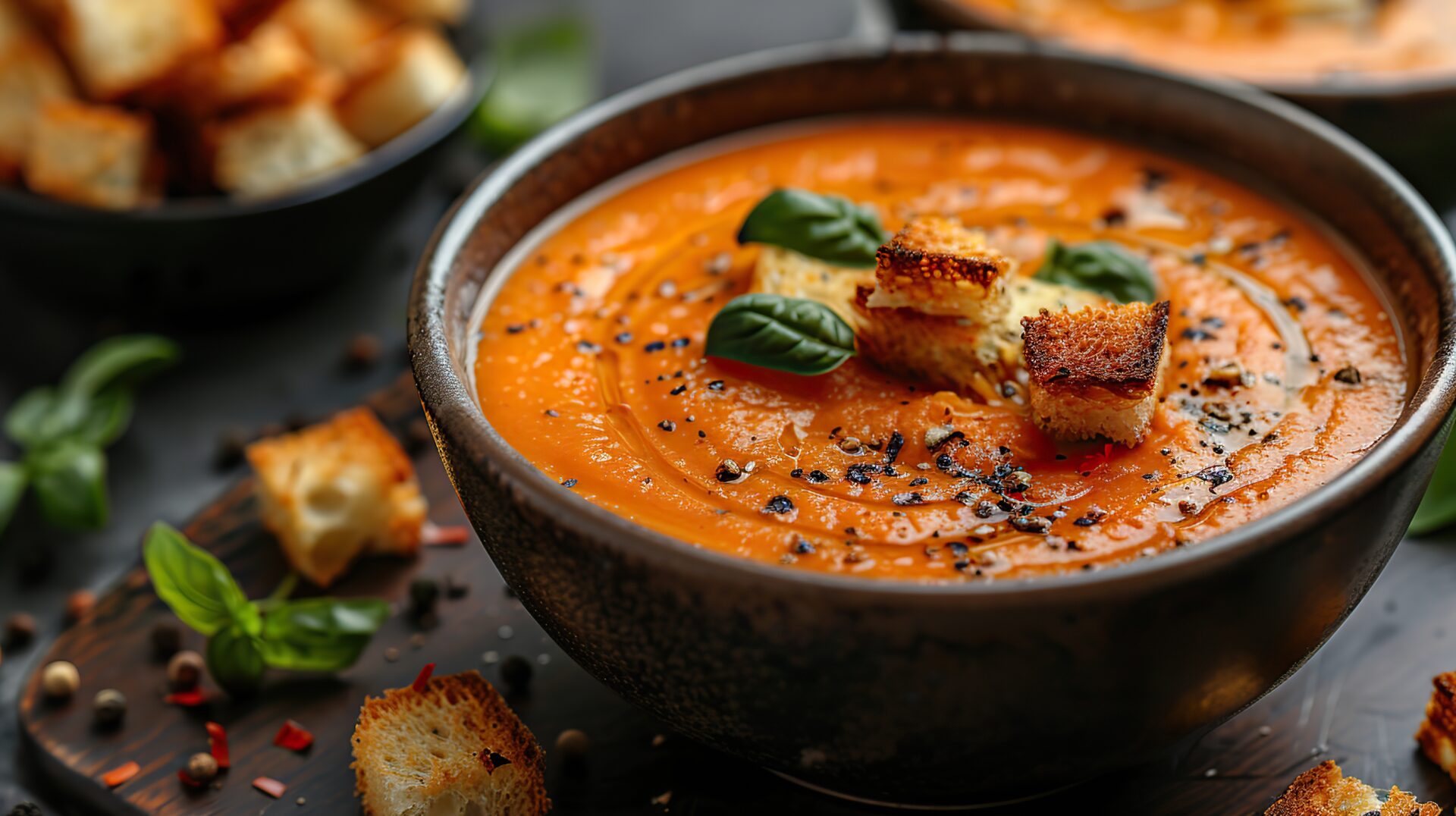 smoked tomato bisque