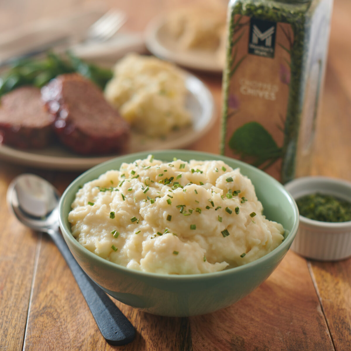 cream cheese chive mashed potatoes