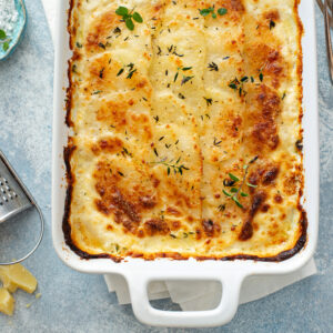 Cheesy scalloped potatoes