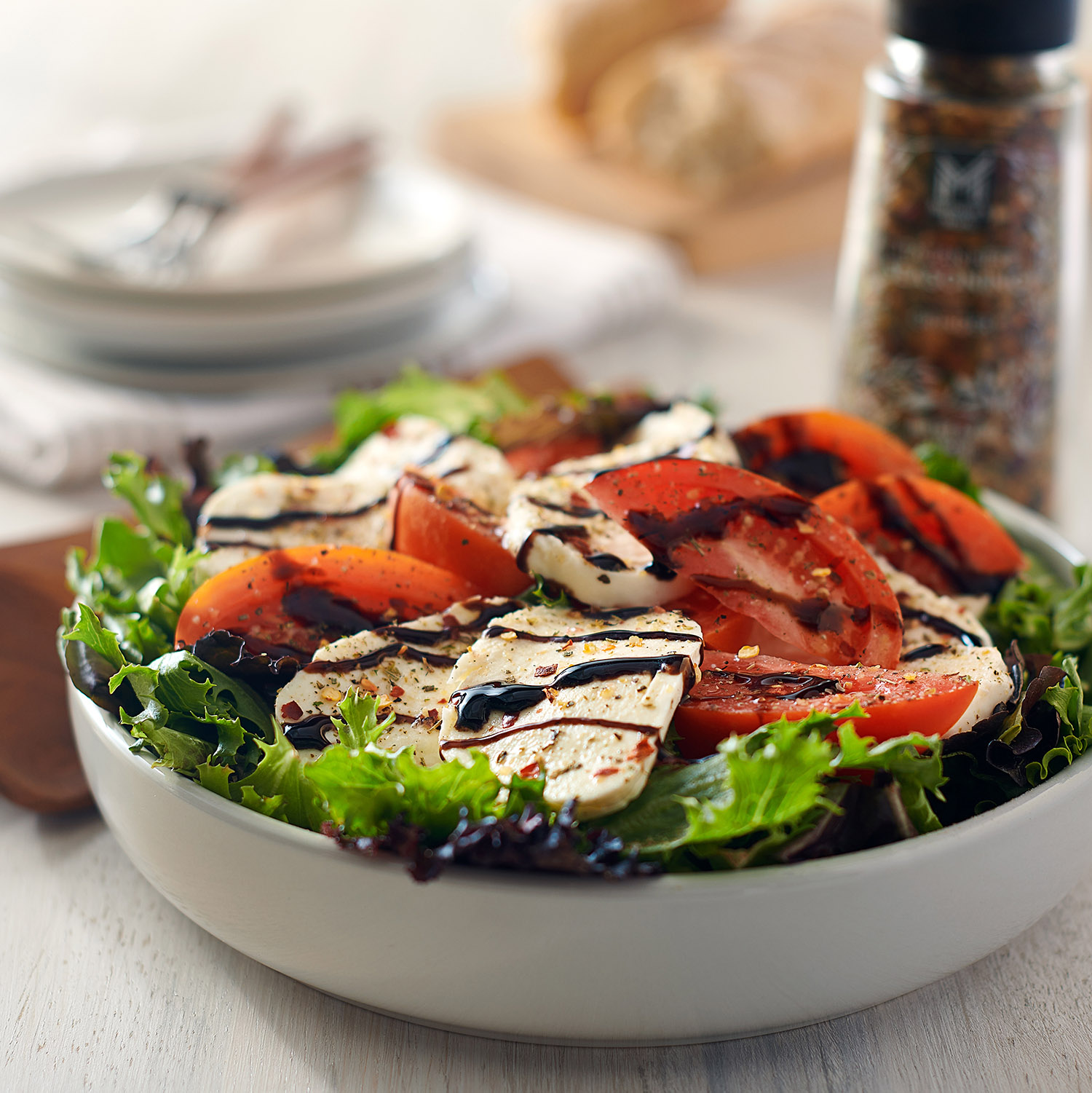 burrata caprese salad