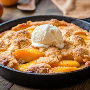 peach cobbler