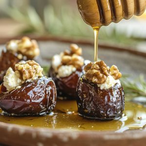 Sweet & Spicy Stuffed Medjool Dates