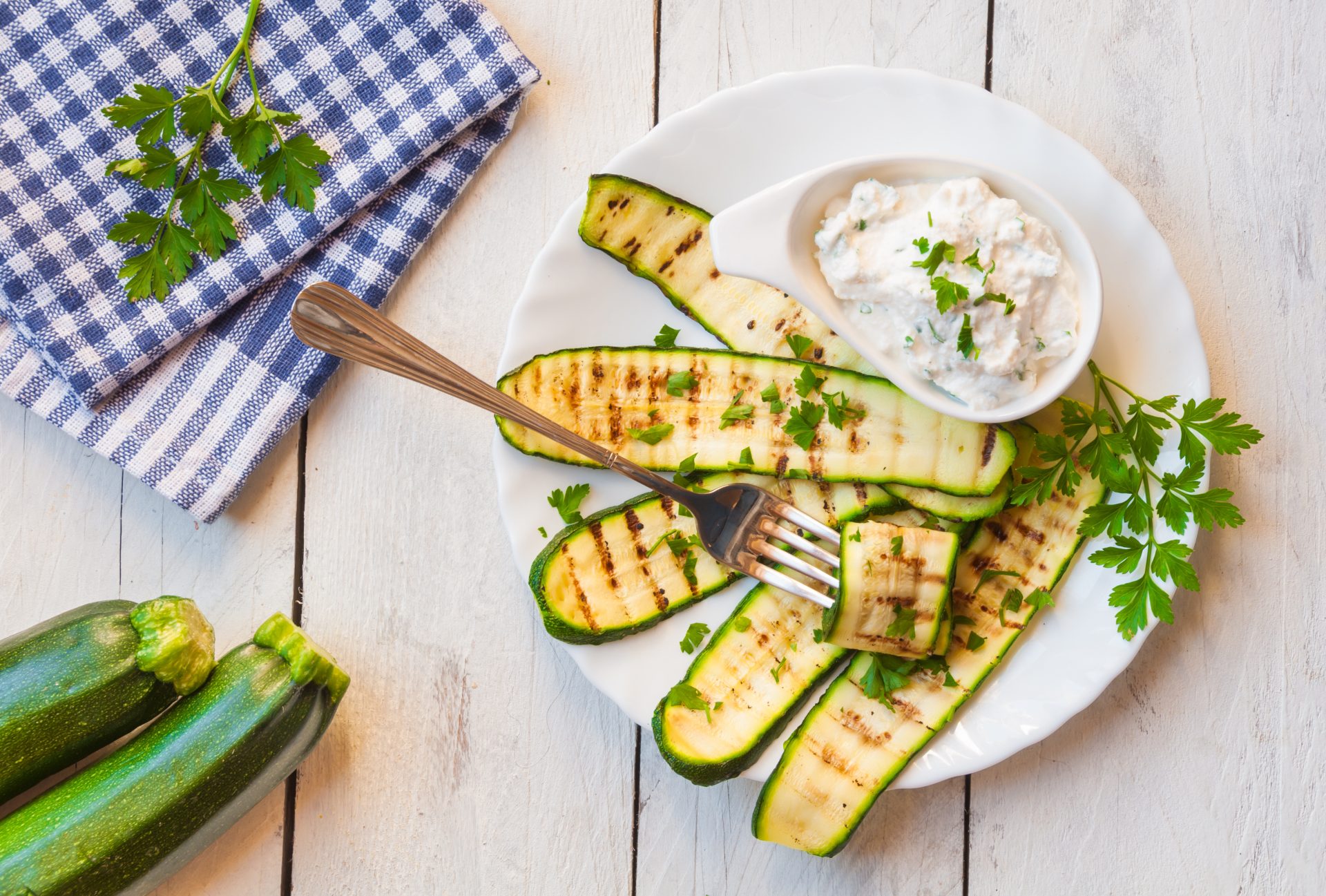 grilled zucchini