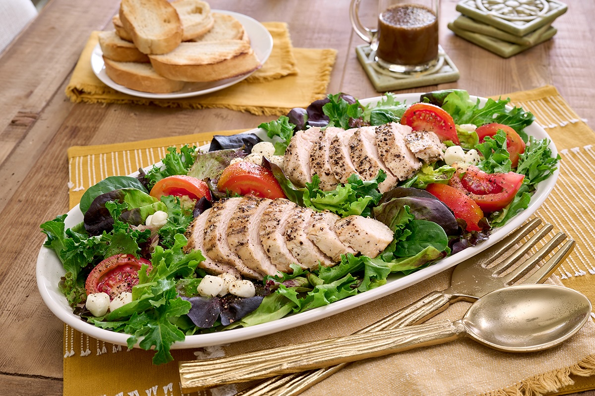 chicken caprese salad