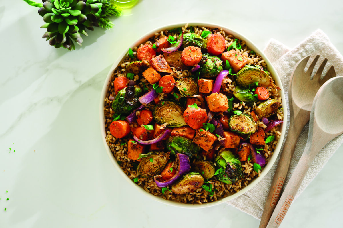 roasted veggie bowl