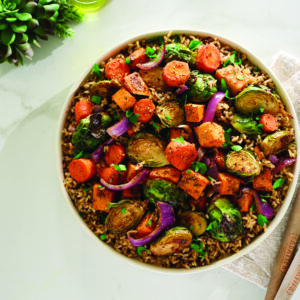 roasted veggie bowl