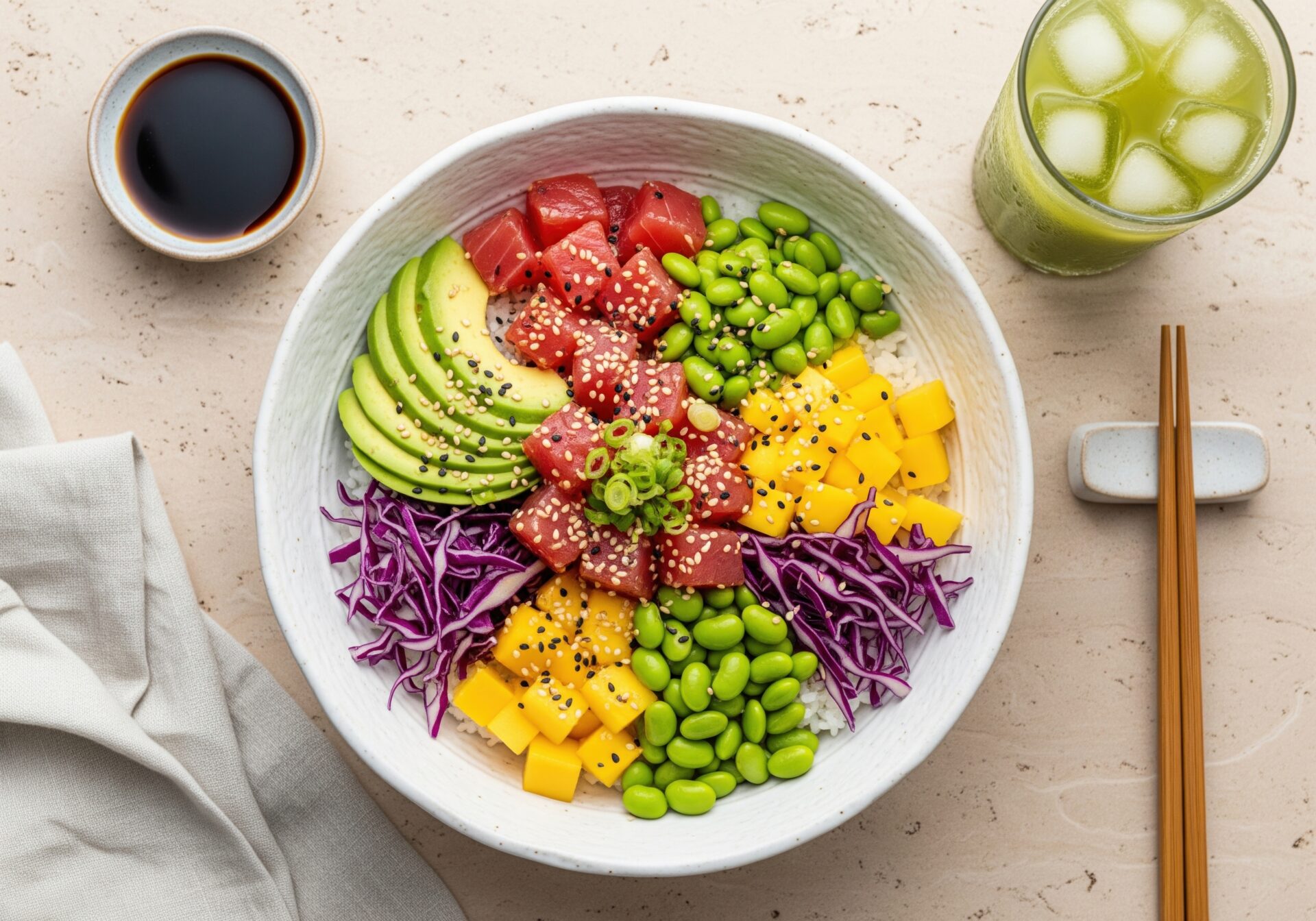 Ahi Tuna Poke Bowl