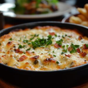 Cheesy bacon jalapeño dip
