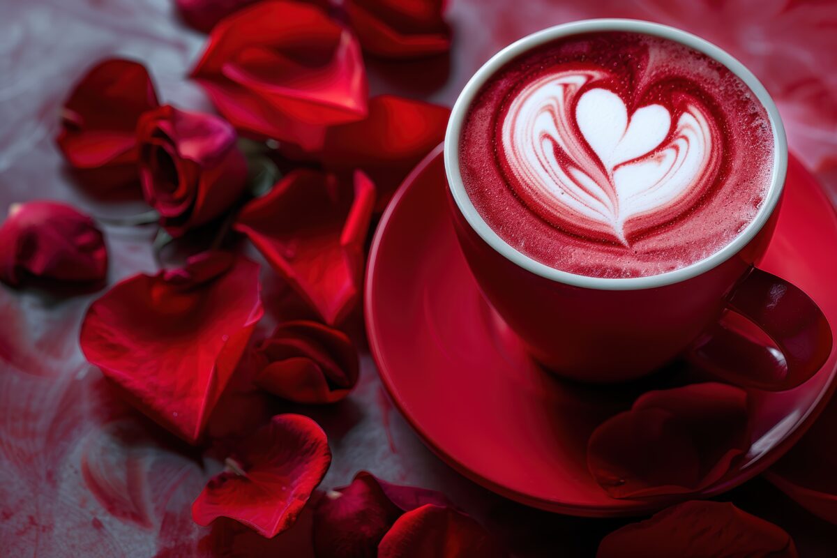 red velvet latte