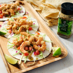 shrimp scampi taco