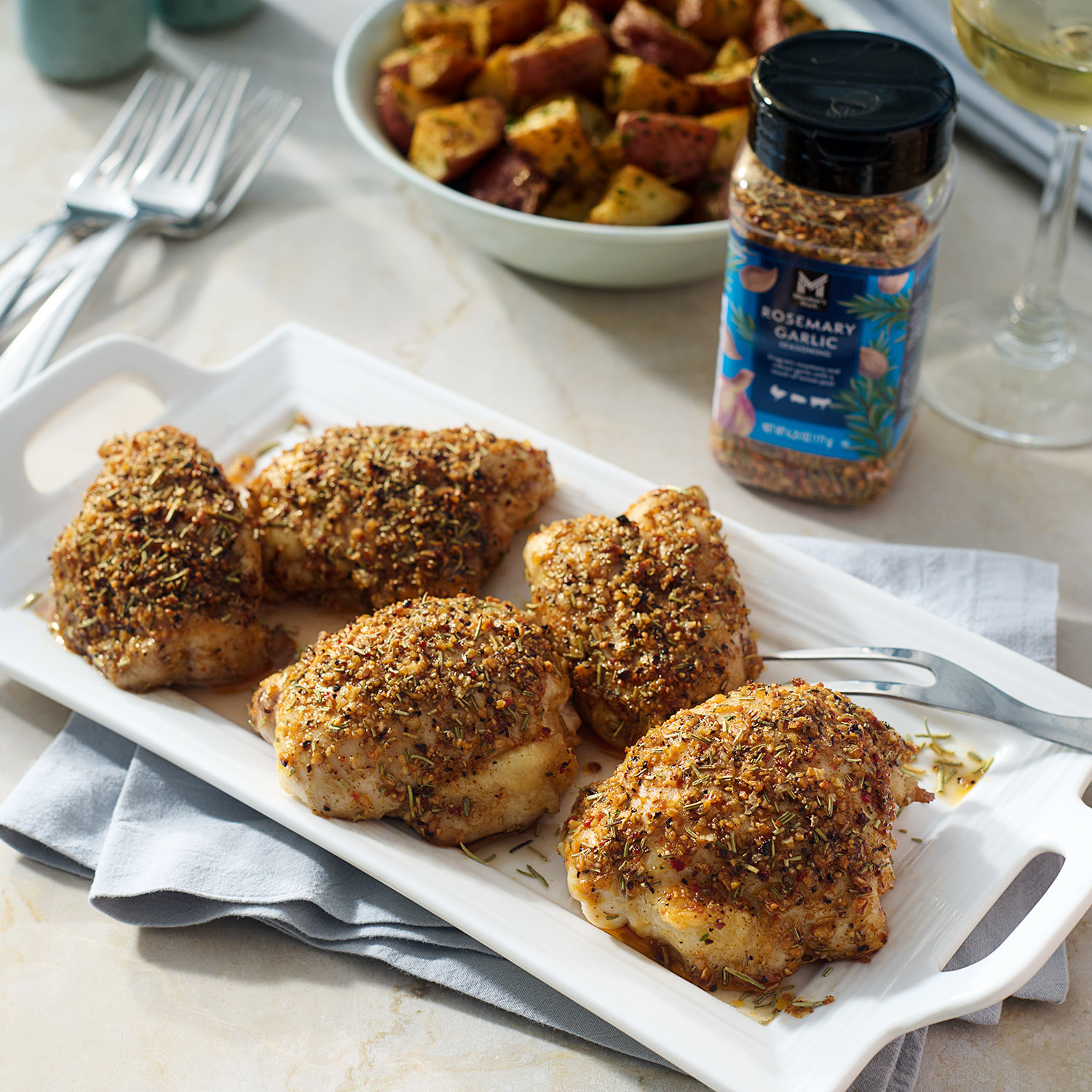 rosemary garlic chicken thighs