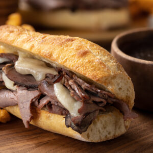 Slow Cooker French Dip Sandwich