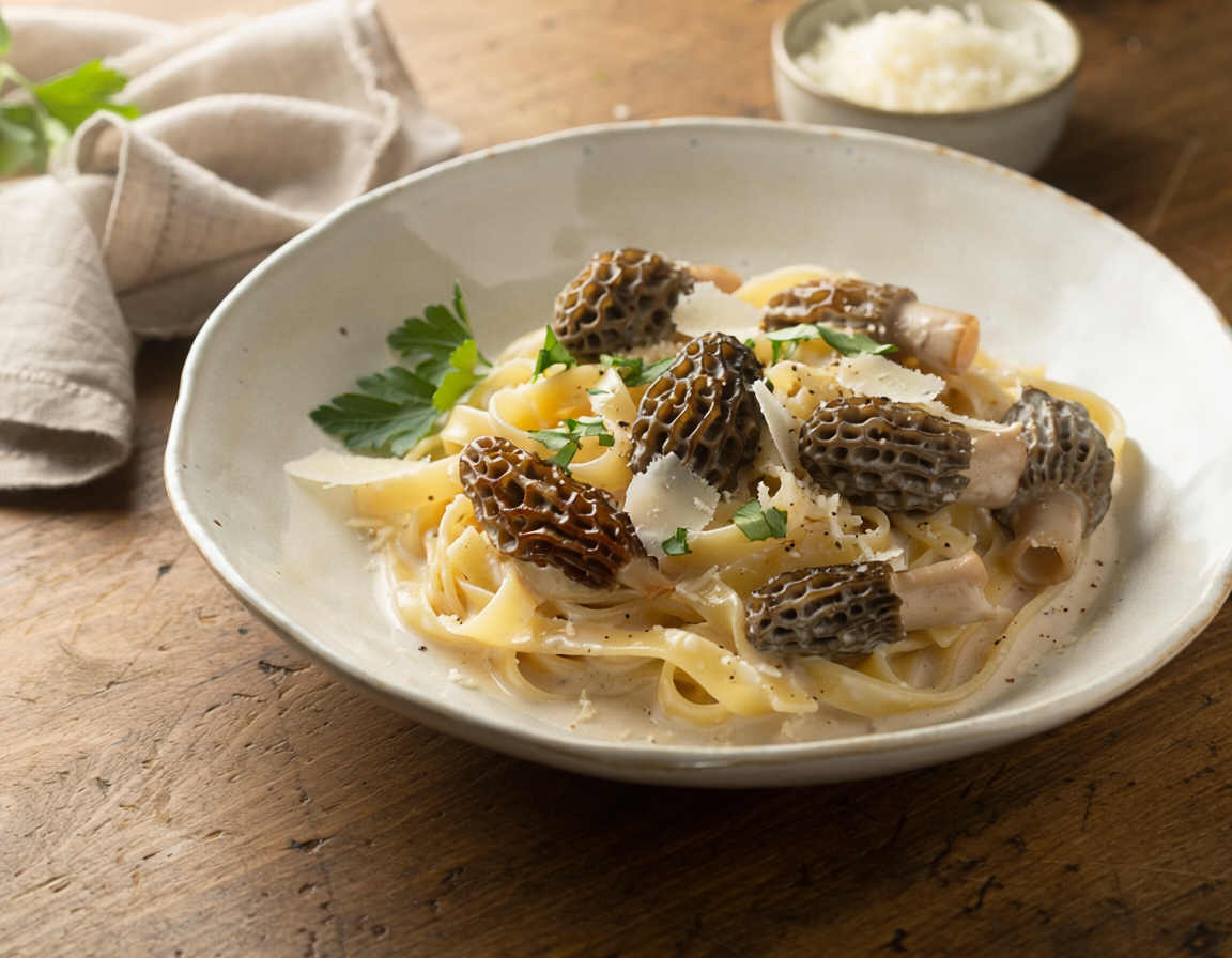 Morel Mushroom Pasta