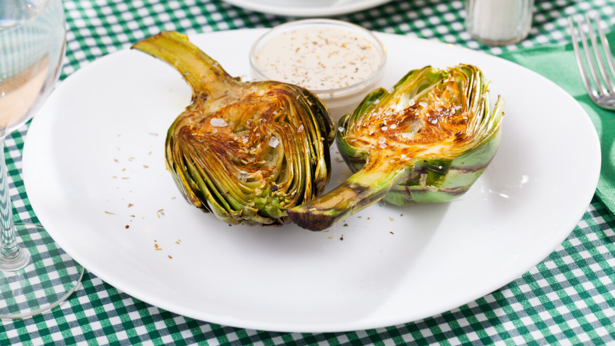 grilled artichoke