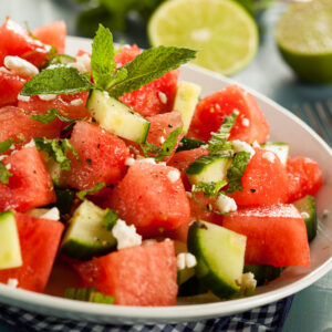 watermelon feta salad