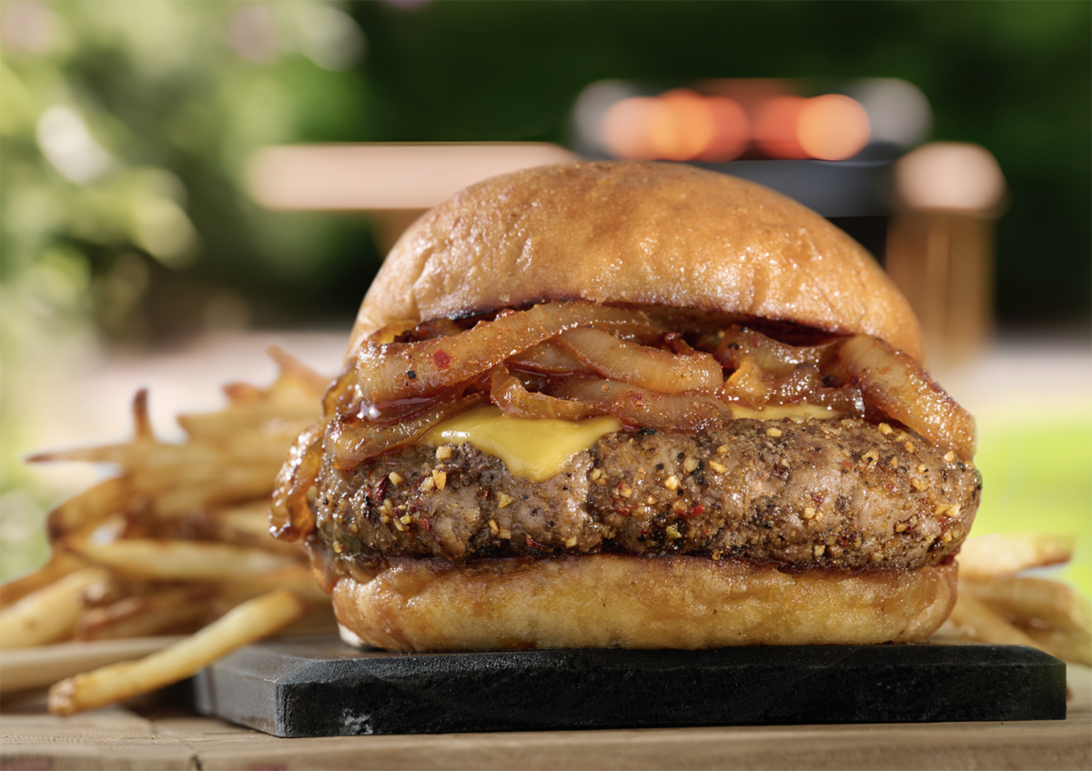 Smoky Garlic/Applewood Burger