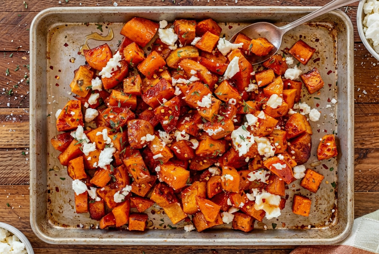 Hot Honey Sweet Potatoes