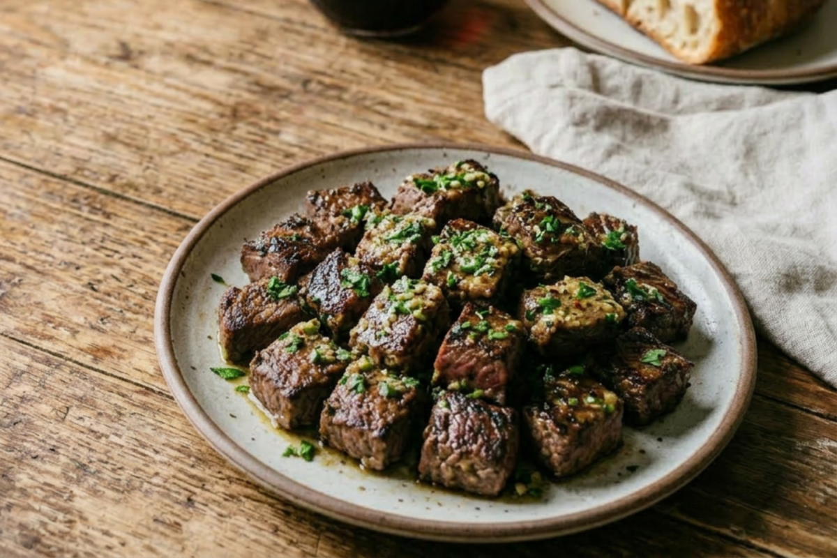 Steak Bites with Cowboy Butter