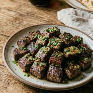 Steak Bites with Cowboy Butter