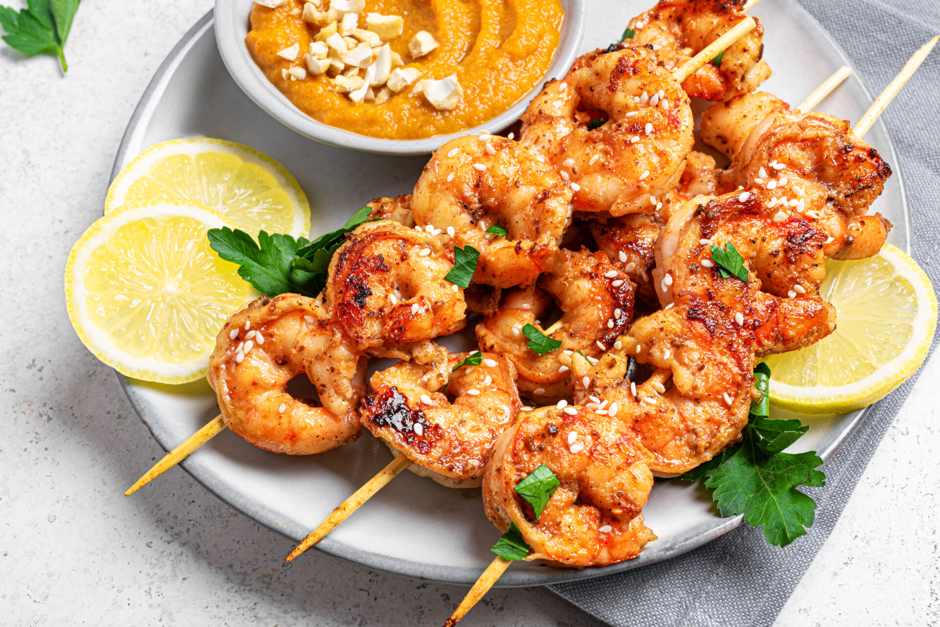 grilled shrimp