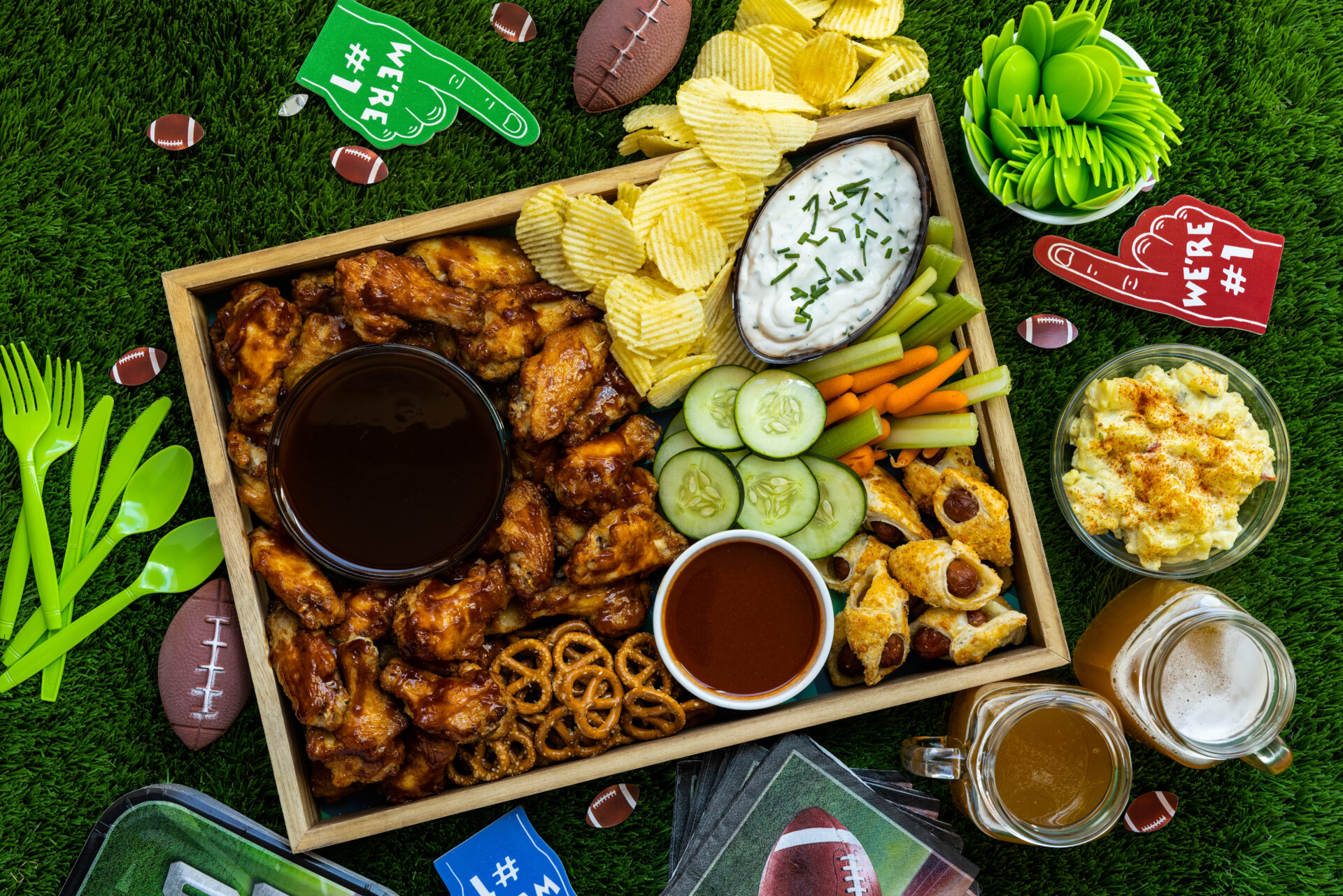 tailgate spread