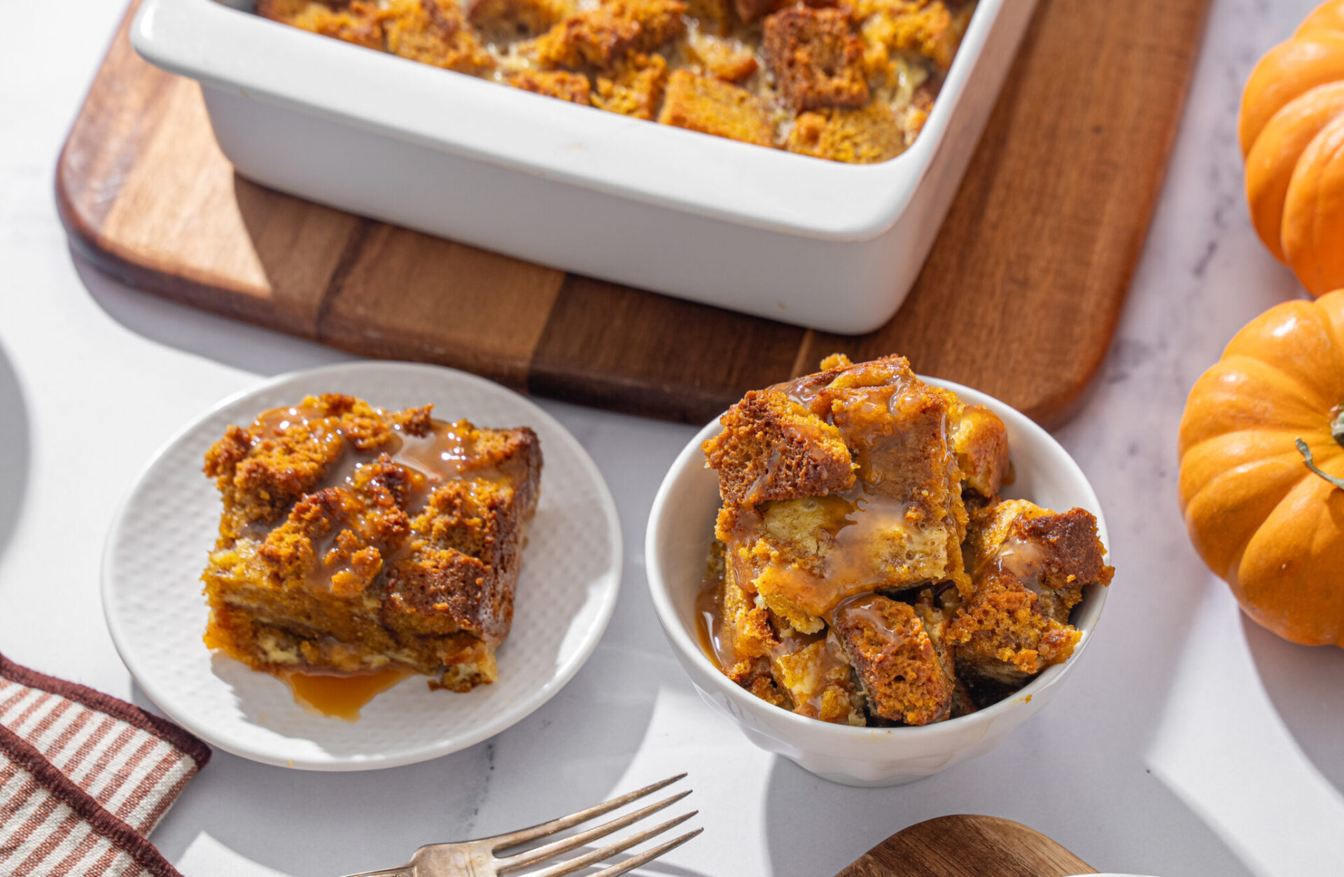 Pumpkin Bread Pudding