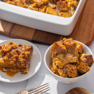 Pumpkin Bread Pudding